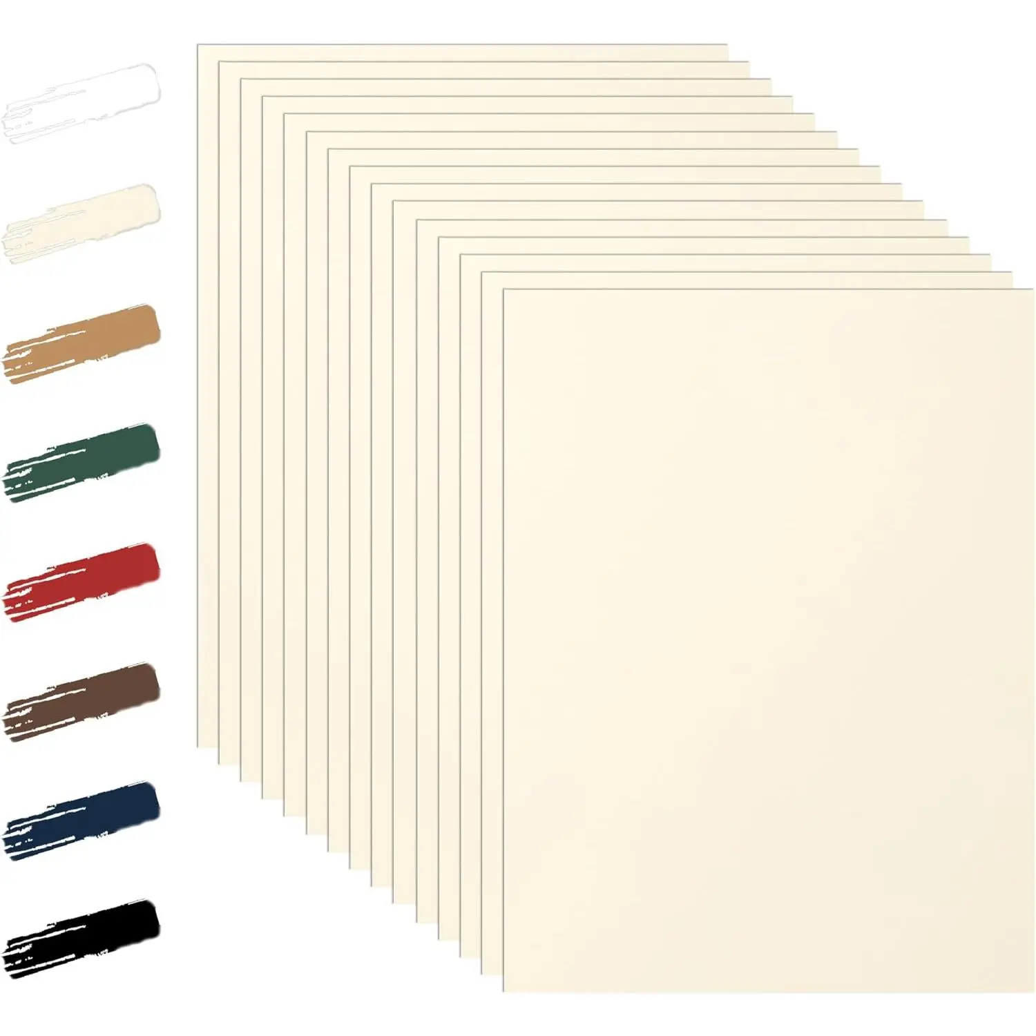 28 Sheets Cream Cardstock 8.5 x 11  Paper 92lb |   Paper Card Stock for Wedding Invitations, Crafting, Memus, DIY Card Making, Graduations, Business Cards