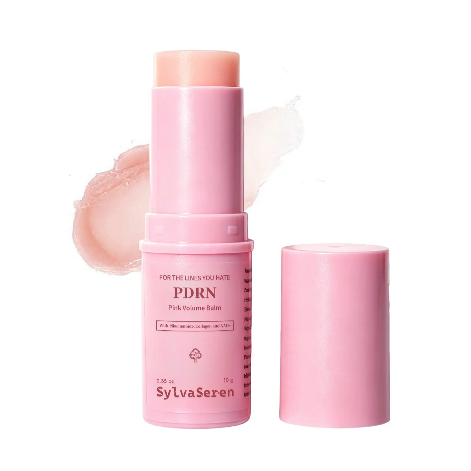 Sylvaseren Pdrn Salmon Dna Glow Stick, Collagen Multi Balm, Hydrolyzed Collagen Nad+, Anti-Wrinkle Moisturizer, Wrinkle Smoother, Long-Lasting Hydration, Fragrance-Free, 10g