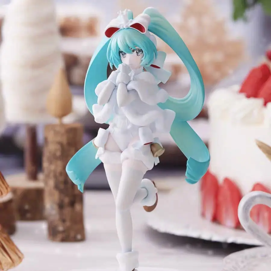 Sweet Treat Hatsune Miku Bell Anime Figure, Pvc Figure, Cute Girl Handmade Model, Car Dashboard Desktop Decorative Item, Secondary Dimension Collectible