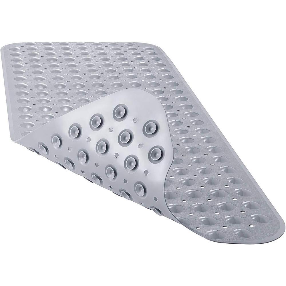 Bathtub & PVC Shower Mat with Suction Cup Design, Non-slip Folding Bath Mat, Bathroom Accessories