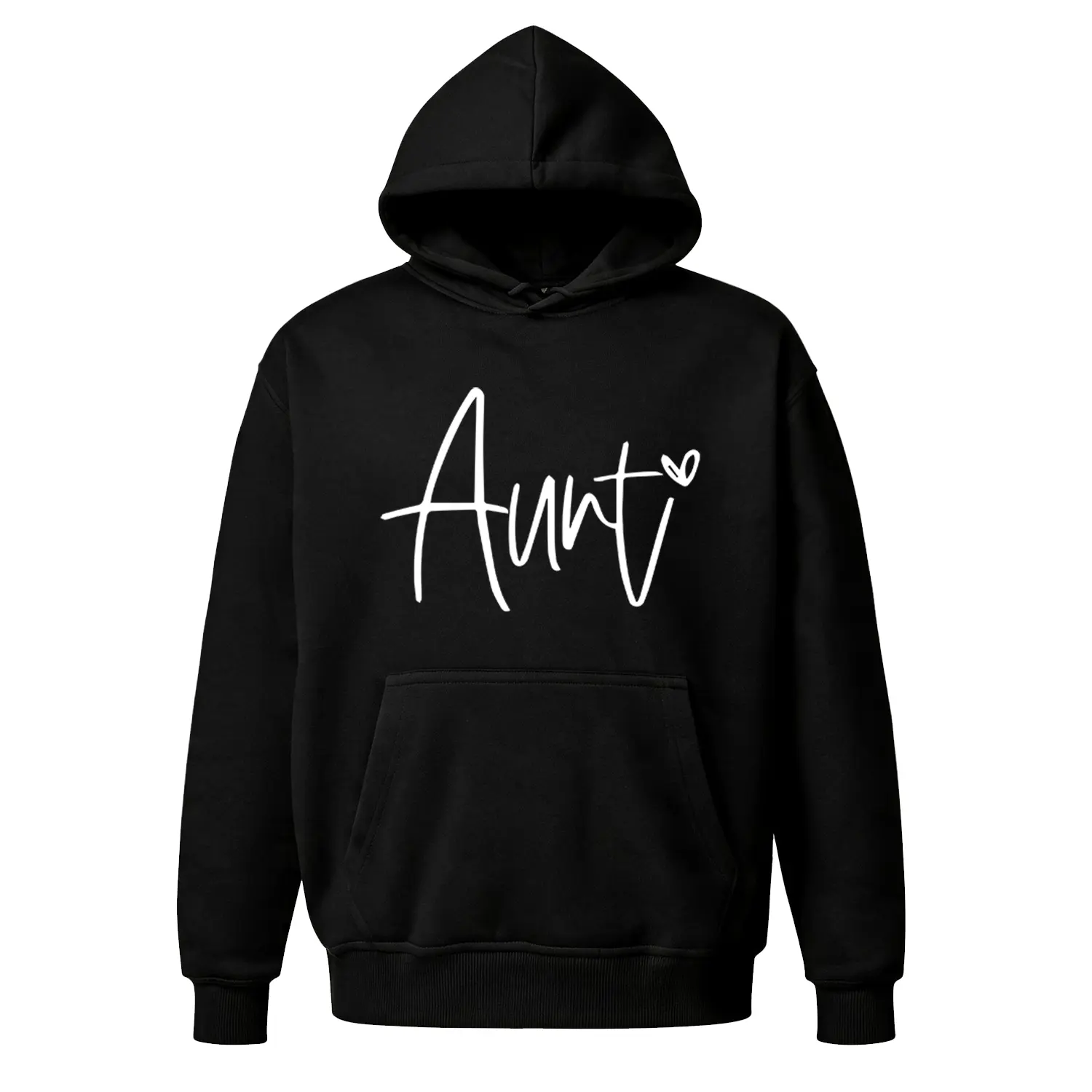 Aunt Hoodie |   Best Gift for Aunt from Niece & Nephew |   Minimalist Heart Graphic Sweatshirt |   Cozy Unisex Pullover