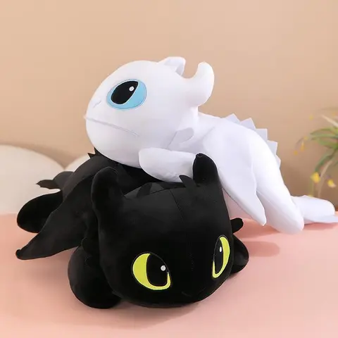 40cm/15.75in Kawaii How to Train Your Dragon Toothless Teddy, Soft Adorable Stuffed Collectible - Chemical-Free Plush, Anxiety Relief Stuffed Toy, Soft Cuddly Gift for 8+ Yrs Anime Enthusiasts