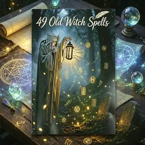 Vintage Forest Wizard Illustration Notebook, Mystical Rune Art Journal, Creative Pocket Memo Pad, Gift Book for Note-Taking