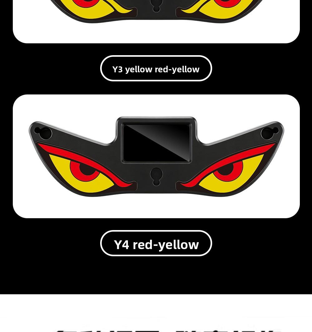 Solar Devil Eye Rear Window Light |   Wireless LED Accent Glow for Night Drive & Car Meets