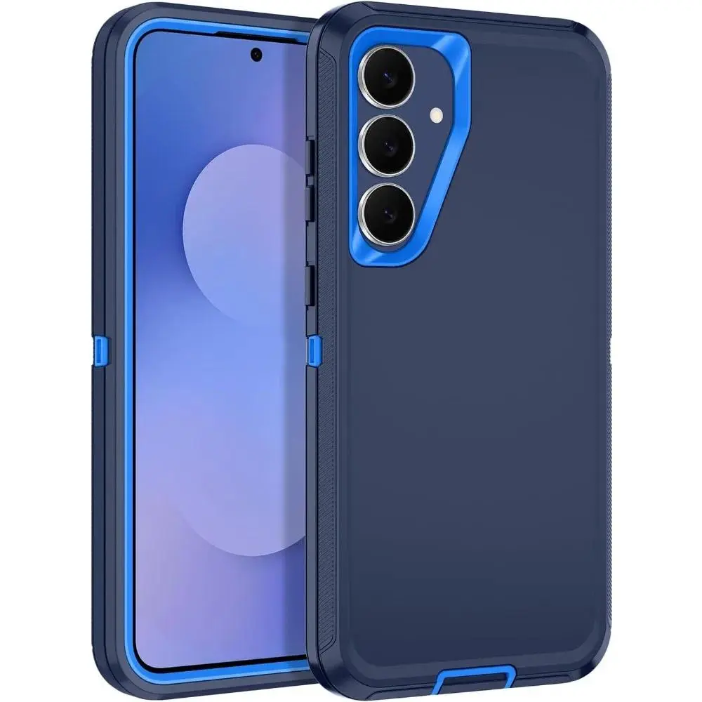 3-Layer Shockproof Military Armor Case For Samsung S26 S25 S24 S23 S22 Ultra Plus Heavy Duty Matte Anti-Drop Protective Cover