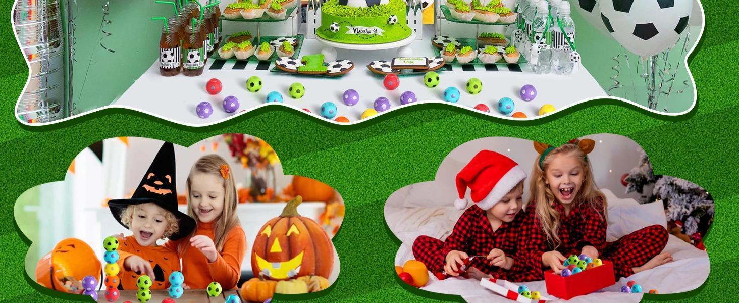 12PCS Fidget Spinners Soccer Ball Toy for Kids Stress Ball Desk Toy Party Favors Goodie Bag Stuffers Kids Adults gifts