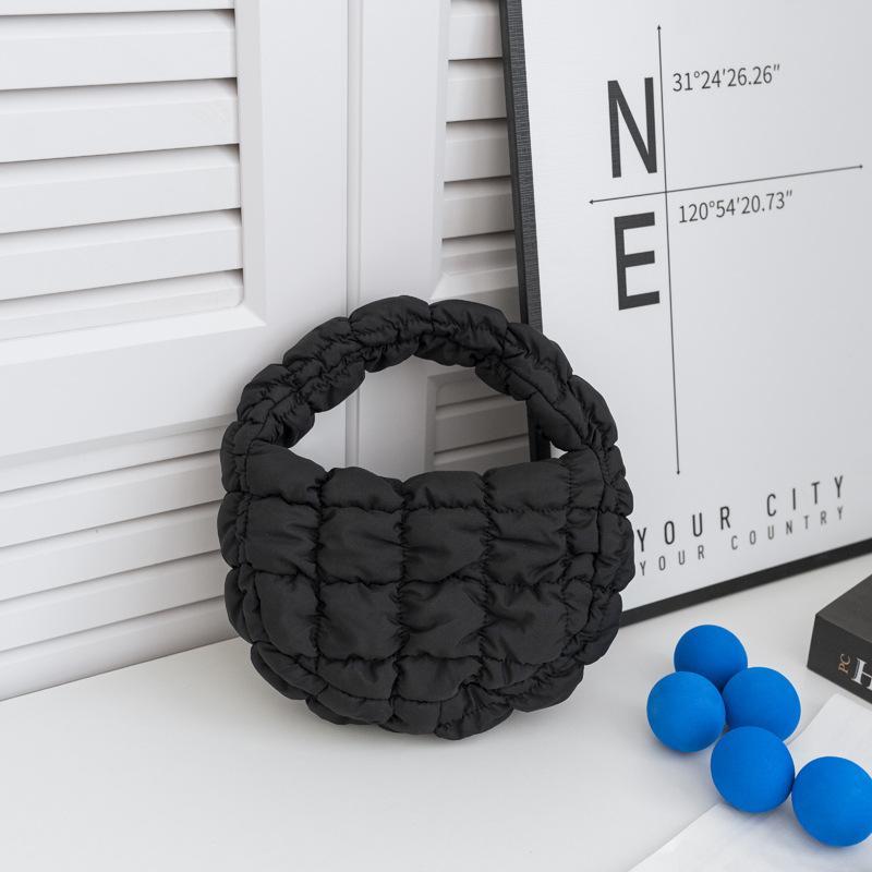 Fashion Quilted Shoulder Bags for Women Handbag Mini Cloud Pleated Bags Puffer Dumpling Bag Luxury Tote