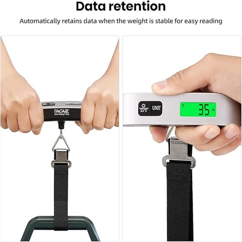 Portable Luggage Scale -- Hanging Luggage Weight Scale for Travel