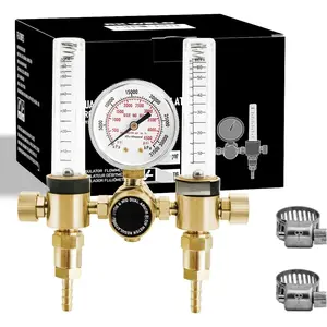 Output Argon Regulator Flow Meter Mig Tig 0-60CFH CGA580 Inlet 5/"8 UNF-18RH Outlet