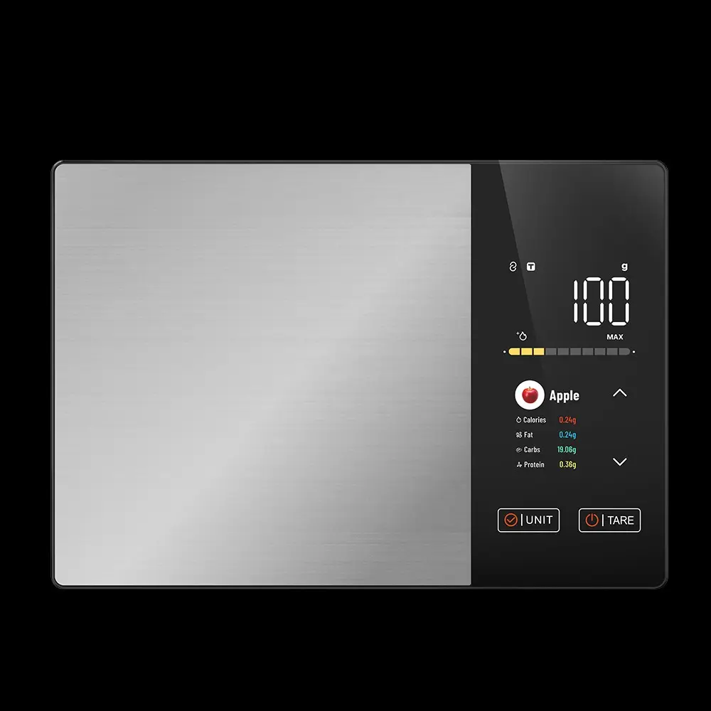 Smart Kitchen Scale for Christmas Gifts, Nutritional Calculator, Calorie Scale, HD Tft Screen, Bluetooth-compatible APP, 999+ Ingredients, 5000g Capacity