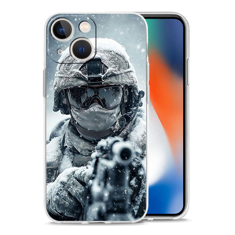 Phone Case For iPhone 1716 Cases iPhone 15 12 13 14 16 Pro Max  Max 15 Plus iPhone11 Cover Military Army Special Forces