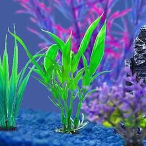 13 Aquarium Plants Cave Rock Decor Set& Fish Tank Artificial PlasticPlants,Fish Tank Accessories Small Large Aquarium Decorations Kit