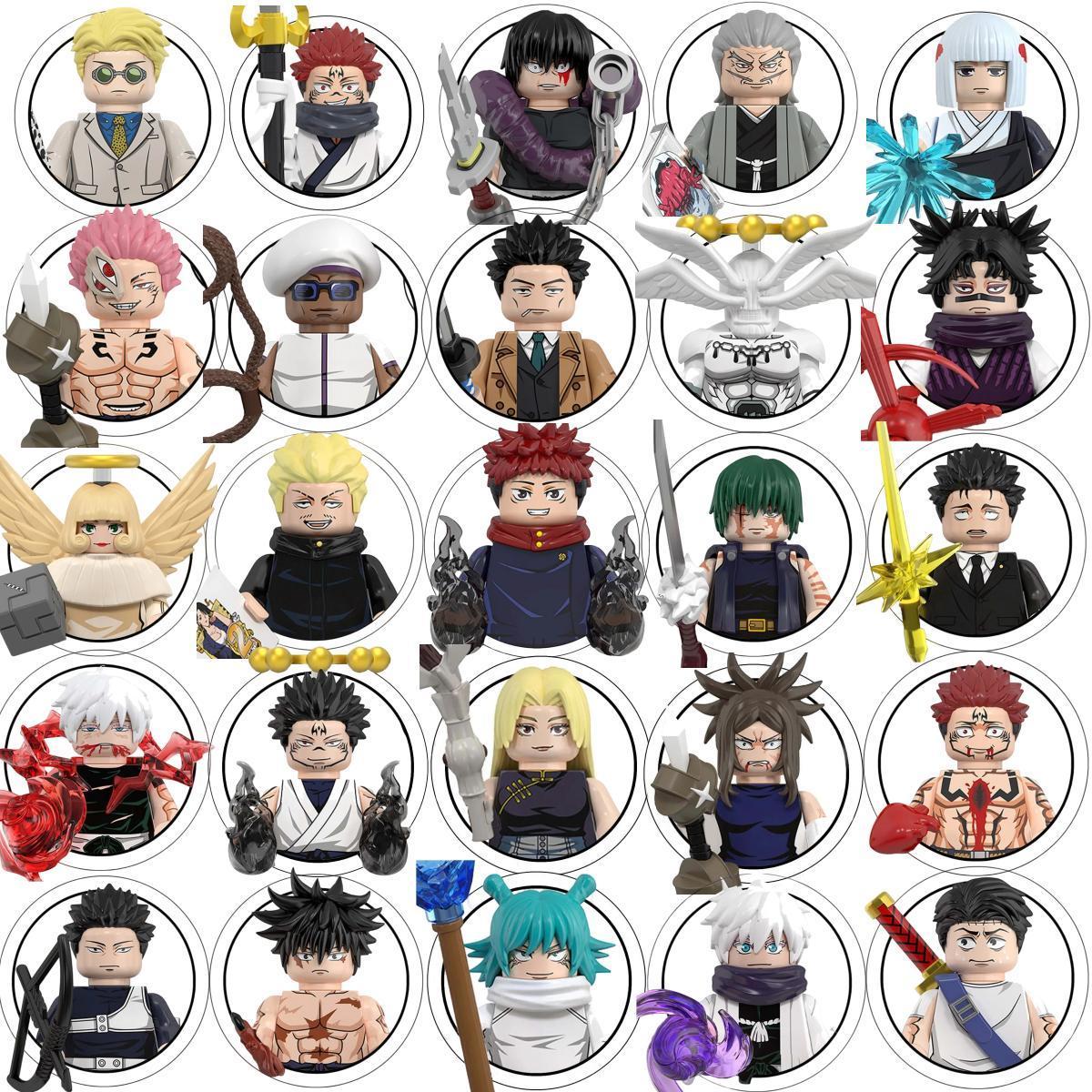 WM6202 WM6201 WM6200 WM6140 WM6139 Jujutsu Kaisen Building Blocks Mini Action Figure Itadori Yuji Gojo Satoru Ryomen Gifts Toys popular