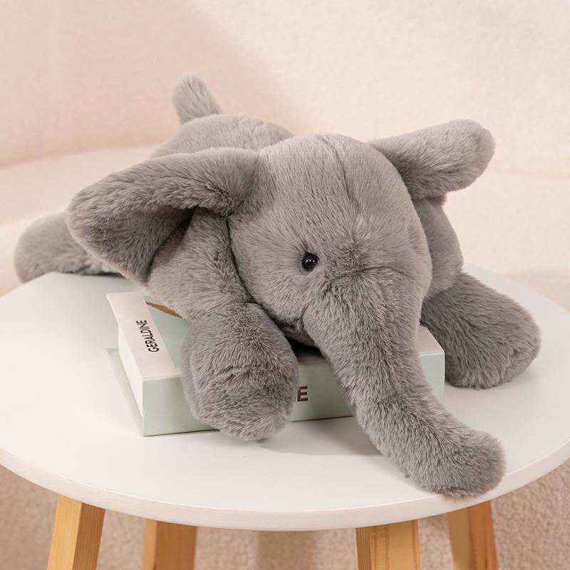 Super Soft 4 Colours Elephant Plush Toys Cute Stuffed Flappy Ears Long Plush Animals Plushy Hugging Pillow Kids Xmas Gift