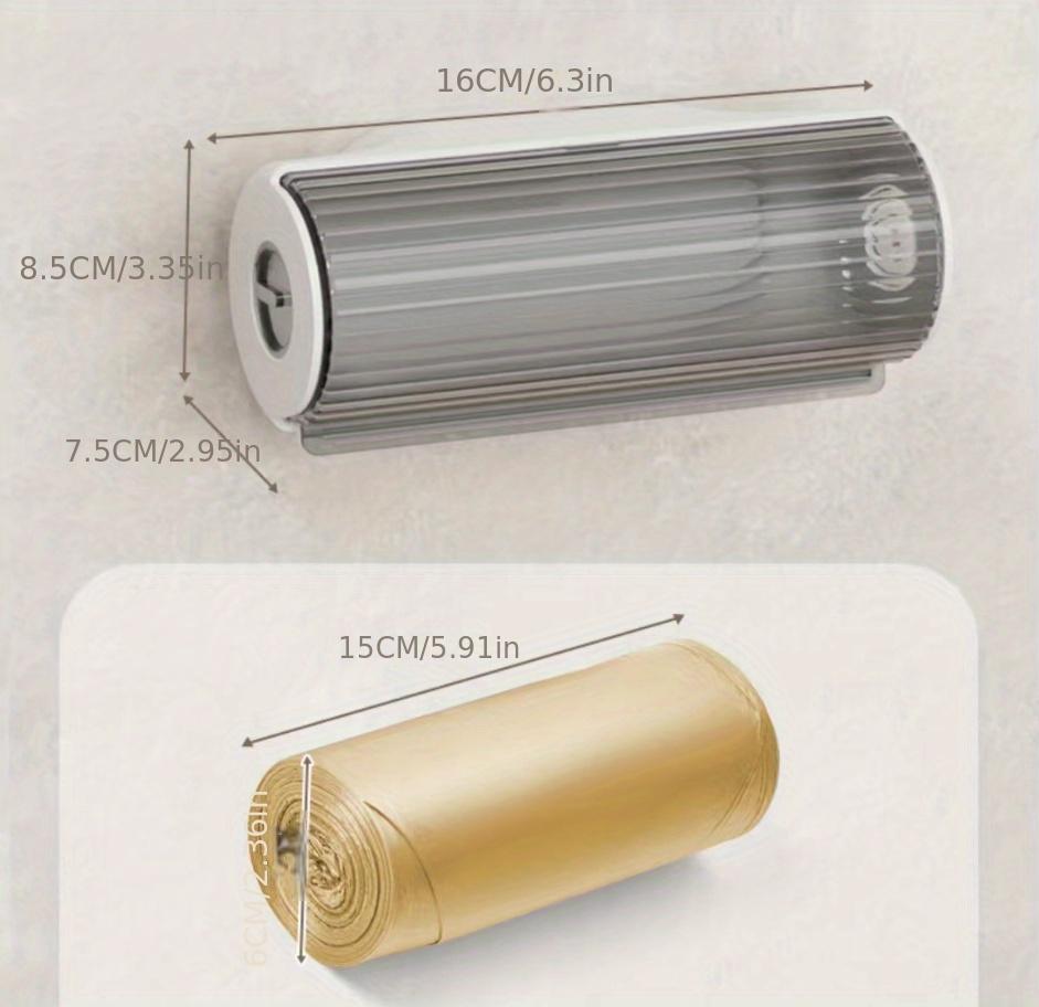 Storage Box for Small And Medium Trash Bags, a Dispenser for Garbage Bags Suitable for Kitchen And Bathroom Use, Designed to Organize Trash Bags, Not Suitable for 13-Gallon Bags