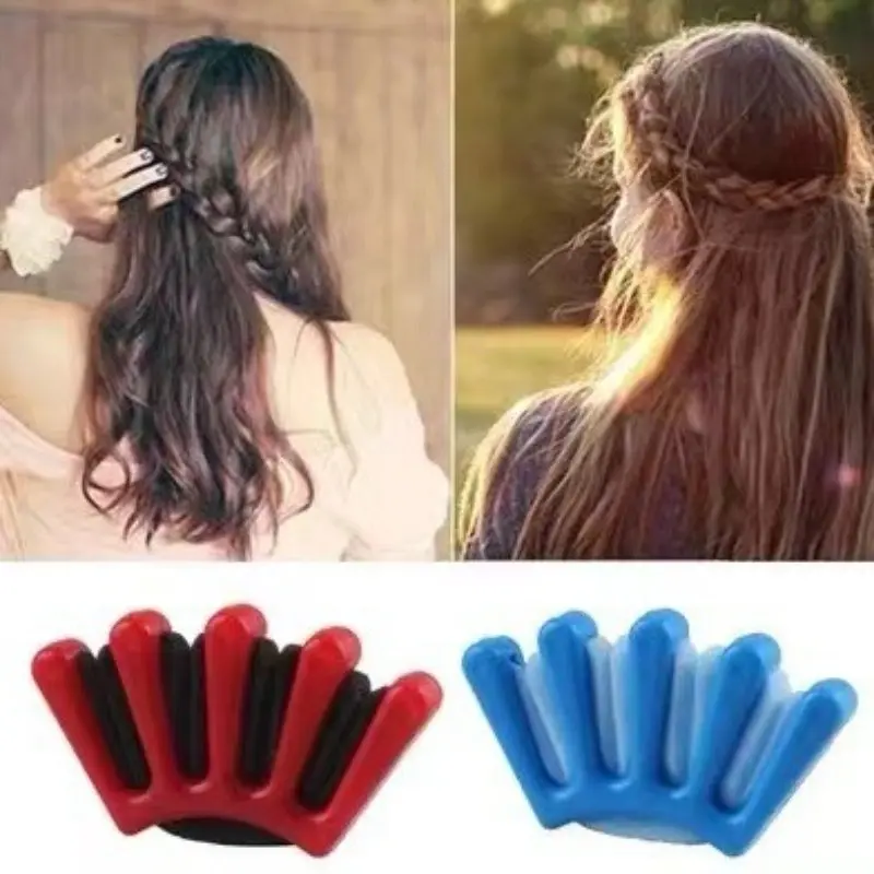 Korean 5-Finger Hair Braider, Lazy DIY Sponge Braid Tool, Quick Twist Hairstyles, Single Item, Hair Styling Accessories