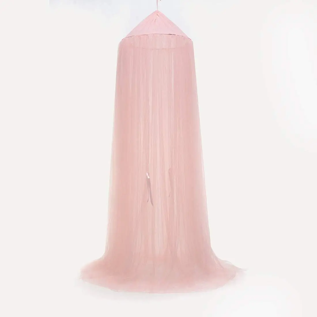 Kids Pink Princess Hanging Bed Canopy Mosquito Net for Baby Crib Nook Castle Nursery Kid's Room Decor