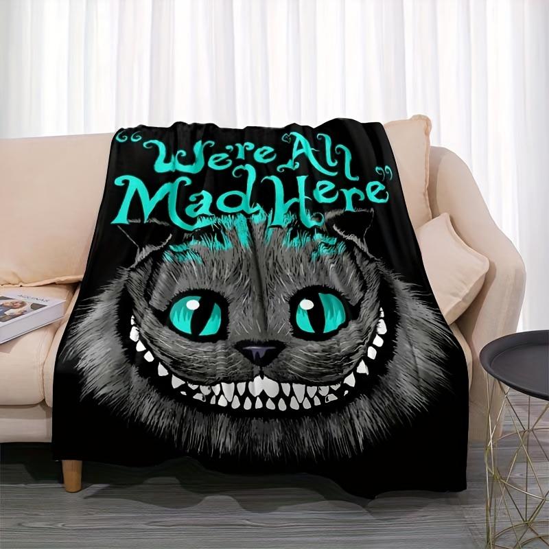 1pc Cat Monster Blanket Soft And Cozy Flannel Blanket, All-Season Comfort Suitable As A Warm Cozy Blanket For Home Sofas, Bedding, Office Napping, Travel, And Camping, Perfect As A Gift For Friends And Family
