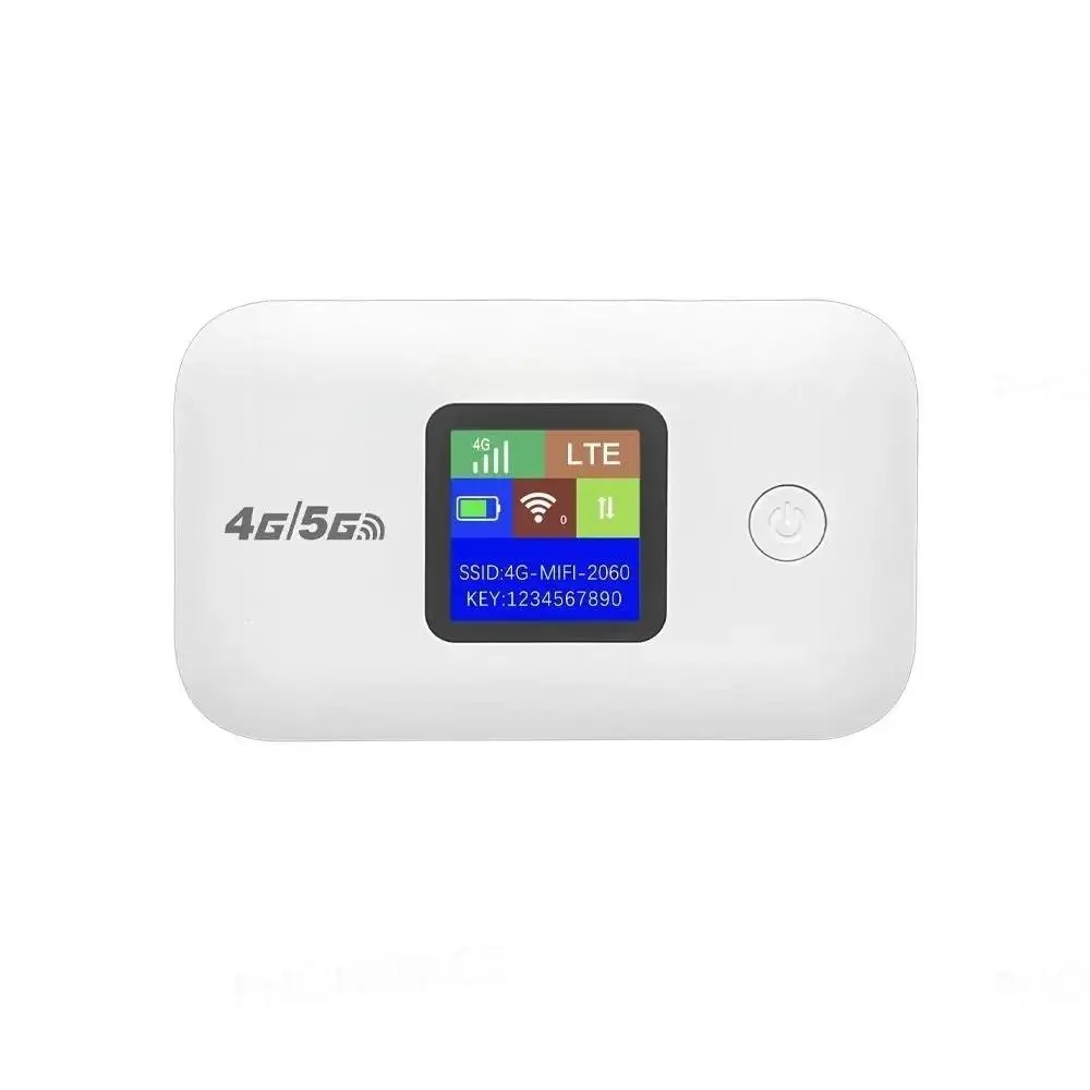 2026 Mini Portable WiFi Hotspot Pocket WiFi with SIM Slot, 4G 5G 300Mbps Speed, LED Display, Stable Connection, Supports 10 Devices for Outdoor RV Use, Mini Wi-Fi Hotspot Pocket Wi-Fi, Portable Wi-Fi Hotspot Pocket Wi-Fi