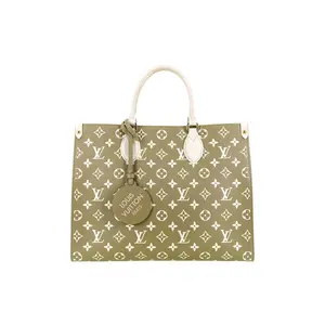 Louis Vuitton OnTheGo Empreinte Monogram Canvas Medium Handbag for Women, Beige