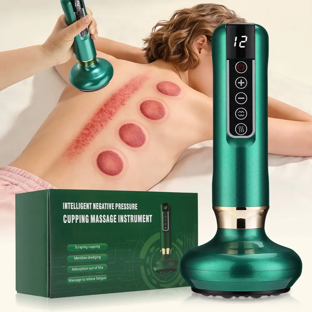 Smart Negative Pressure Cupping Massager, Wireless Electric Gua Sha Machine, Dynamic Cupping Machine, Multi-functional Massage Tool for Women