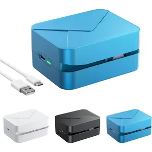 Rechargeable Electric Letter Opener Mail Opener Letter Openers Envelope Slitter Automatic Letter Opener Portable & Safe Blade Design, Universal Envelope Efficient Tool for Office Home (Blue)