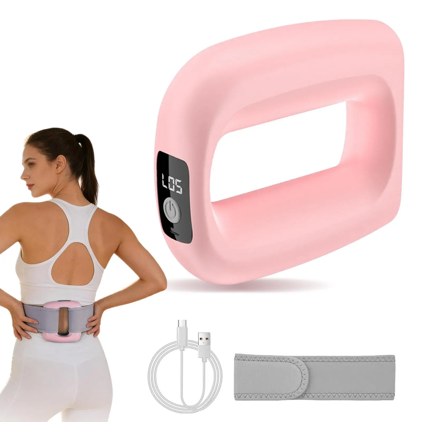 Cordless Massager Ring for Whole Body - 5 Speed Levels,Neck & Shoulder Muscle Relief, Portable Deep Tissue Percussive Massager for Relaxation, Fitness-Focused Gift forMen & Women