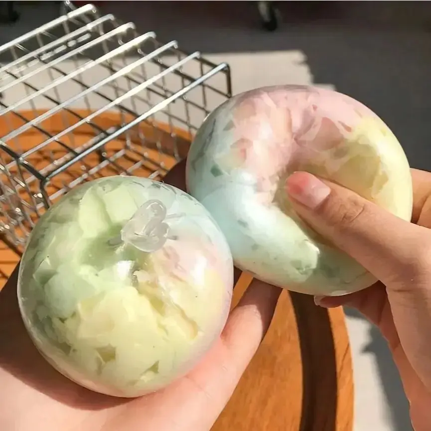 Crispy Soft Handmade Ball, Stress Relief Finger Toy, Crackle Sound Relaxation Ball, Suitable for Adults and Kids, Birthday Gift Idea