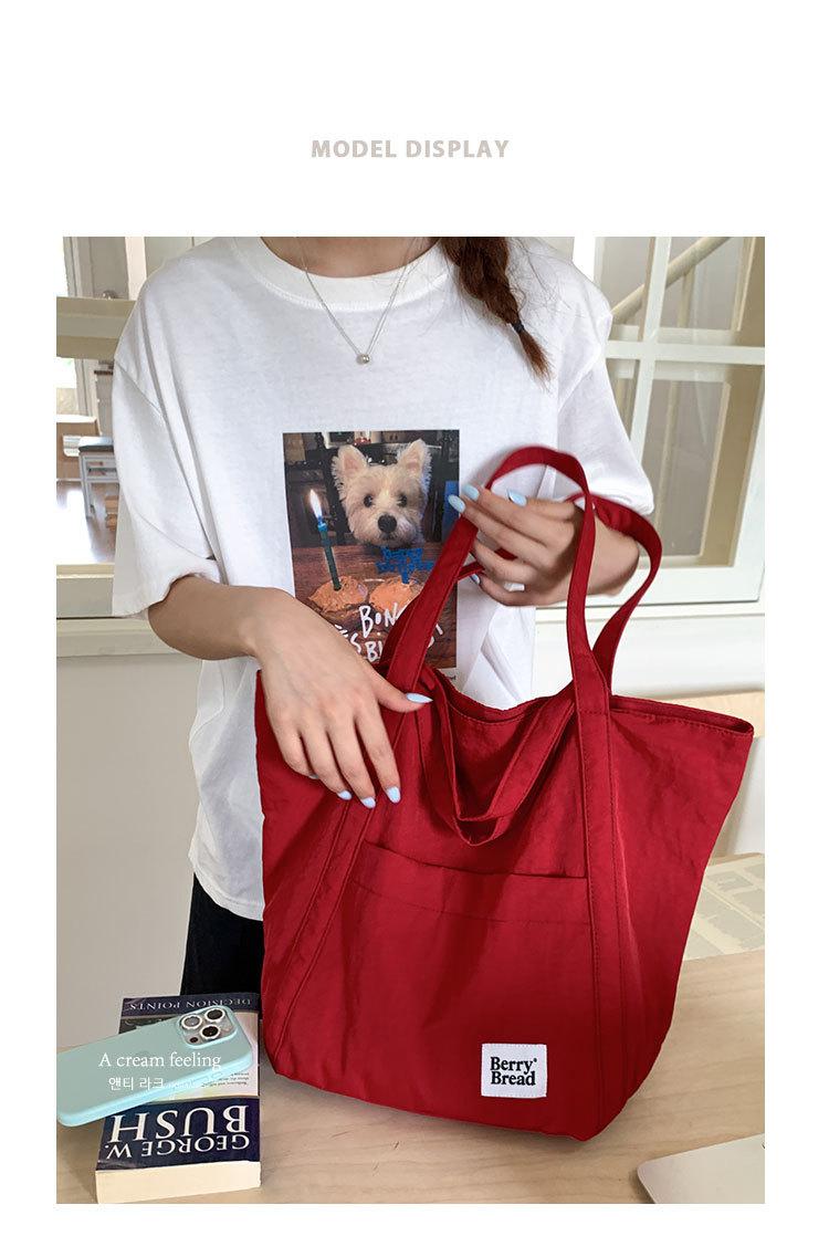 Textured Fashionable Tote Bag Casual and Lightweight Handle Bag Perfect for Shopping and Versatile Across The Shoulder Bag