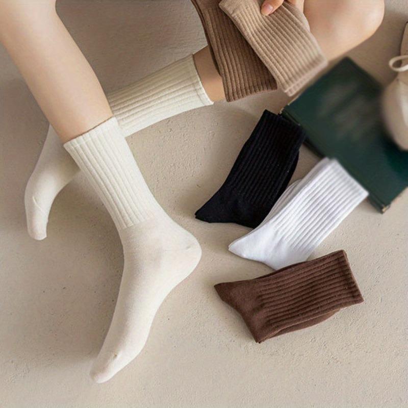 1 Pairs of Simple and Stylish Mixed Color Stockings, Suitable for Family Outings and Essential for Travel  Classic Fashion