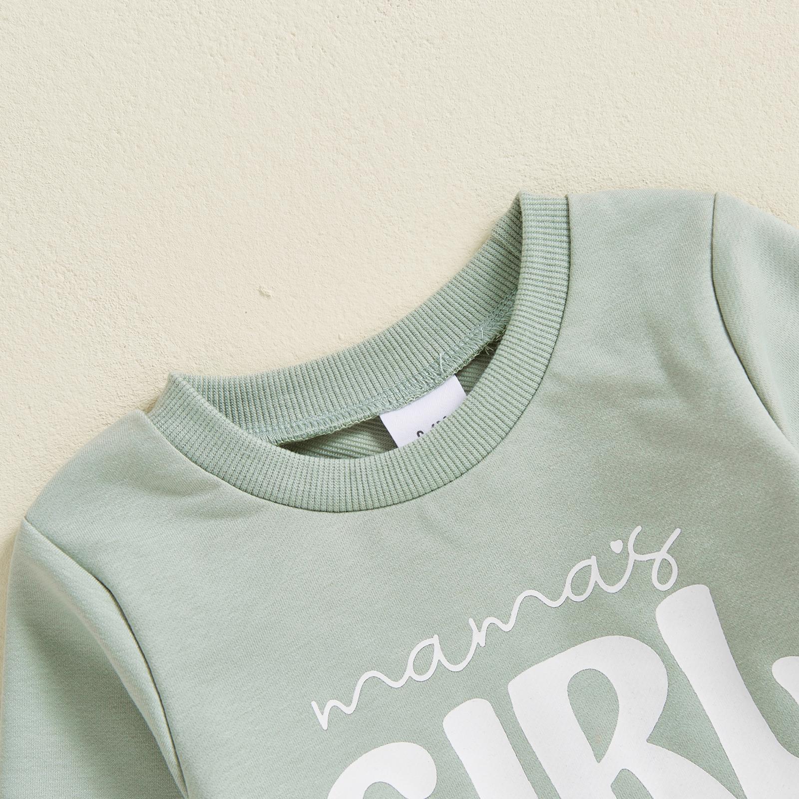 Mamas Girl Outfits Toddler Baby Girl Daisy Clothes Long Sleeve Sweatshirt Jumper Joggers Trouser Girls Fall Tracksuit Mamas Girl Outfits Toddler Baby Girl Daisy Clothes Long Sleeve Sweatshirt Jumper Joggers Trouser Girls Fall Tracksuit