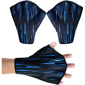 Neoprene Webbed Swimming Gloves for Aquatic Swim Training Fitness Water Aerobics Resistance Gloves for Men Women Children