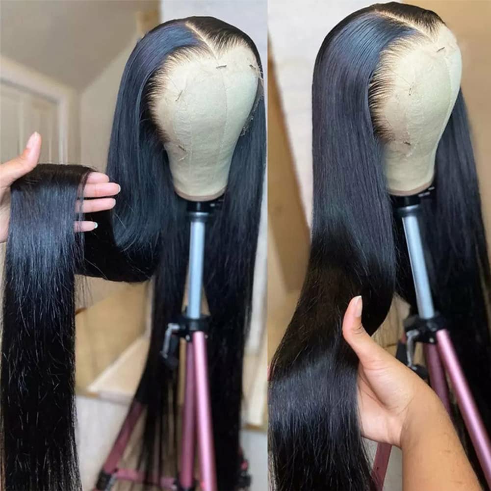 Bling Hair 13x4 13x6 Straight Hd Lace Front Wigs Human Hair 180% Density HD Transparent Straight Frontal Wig for Women Straight Wigs Pre Plucked with Baby Hair TikTokShopHolidayHaul
