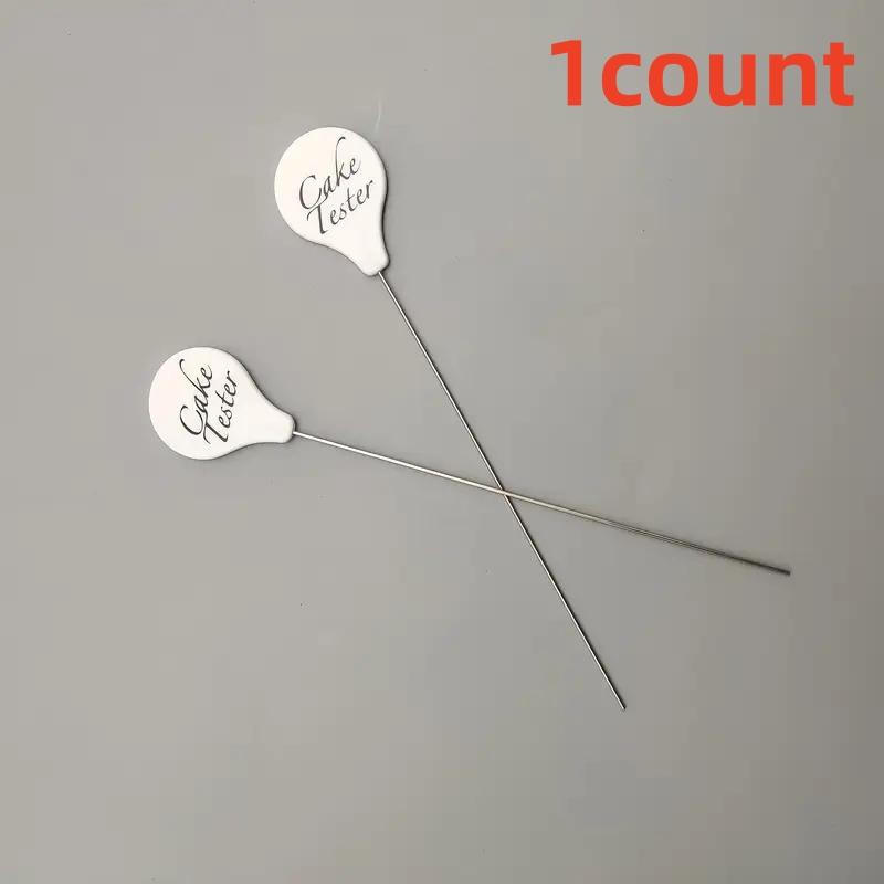 Professional Cake Tester Stick, Long Stainless Steel Baking Tool, Sharp Tip for Doneness Check, Non-Stick Design, Ideal for Layer Cakes, Cheesecakes, Cupcakes
