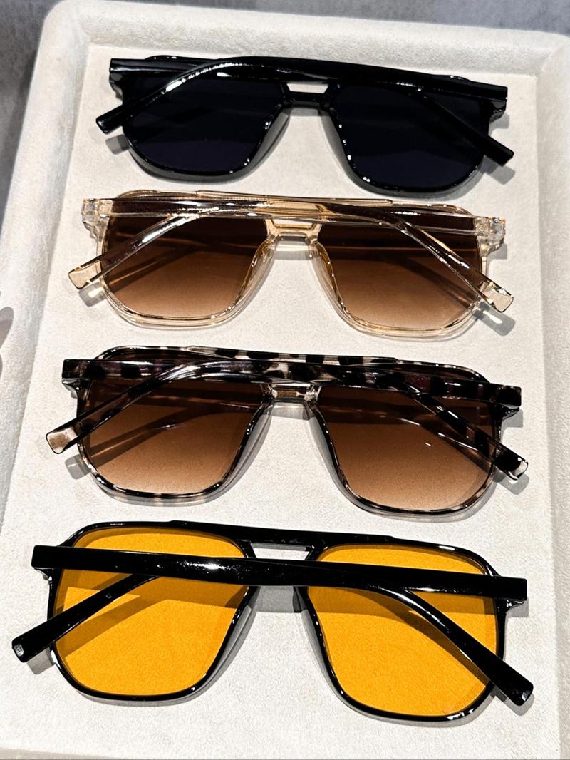 Unisex Vintage Trendy Aviator Sunglasses, Retro Outdoor Sports Sunglasses for Men & Women for Everyday Use, Classic Aviator Sunglasses