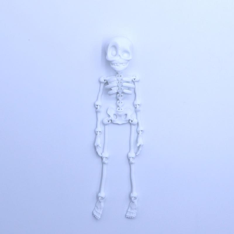 FuRise Magnetic Skeleton Action Figure – 3D Printed Art Toy, Movable Deformable Skeleton Figurine, Halloween Decor & Gift,Magnetic Skeleton Toy,FuRise 3D Printed Skeleton,Articulated Skeleton Action Figure