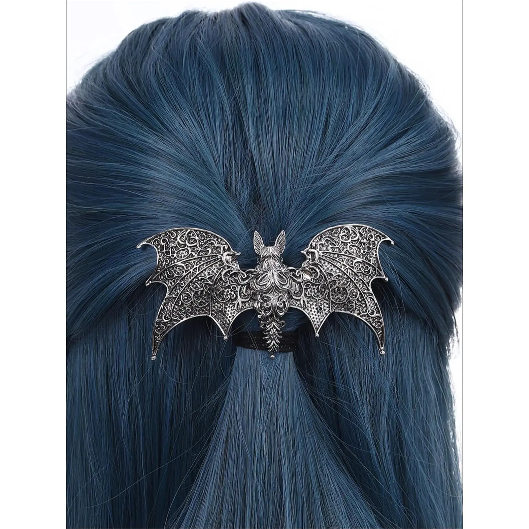 Alloy Metal Claw Clip with Retro Bat Motif, Decorative Hair Accessory for Ballet & Dance, Great as a Party Gift, Claw Hair Clips, No, One Size