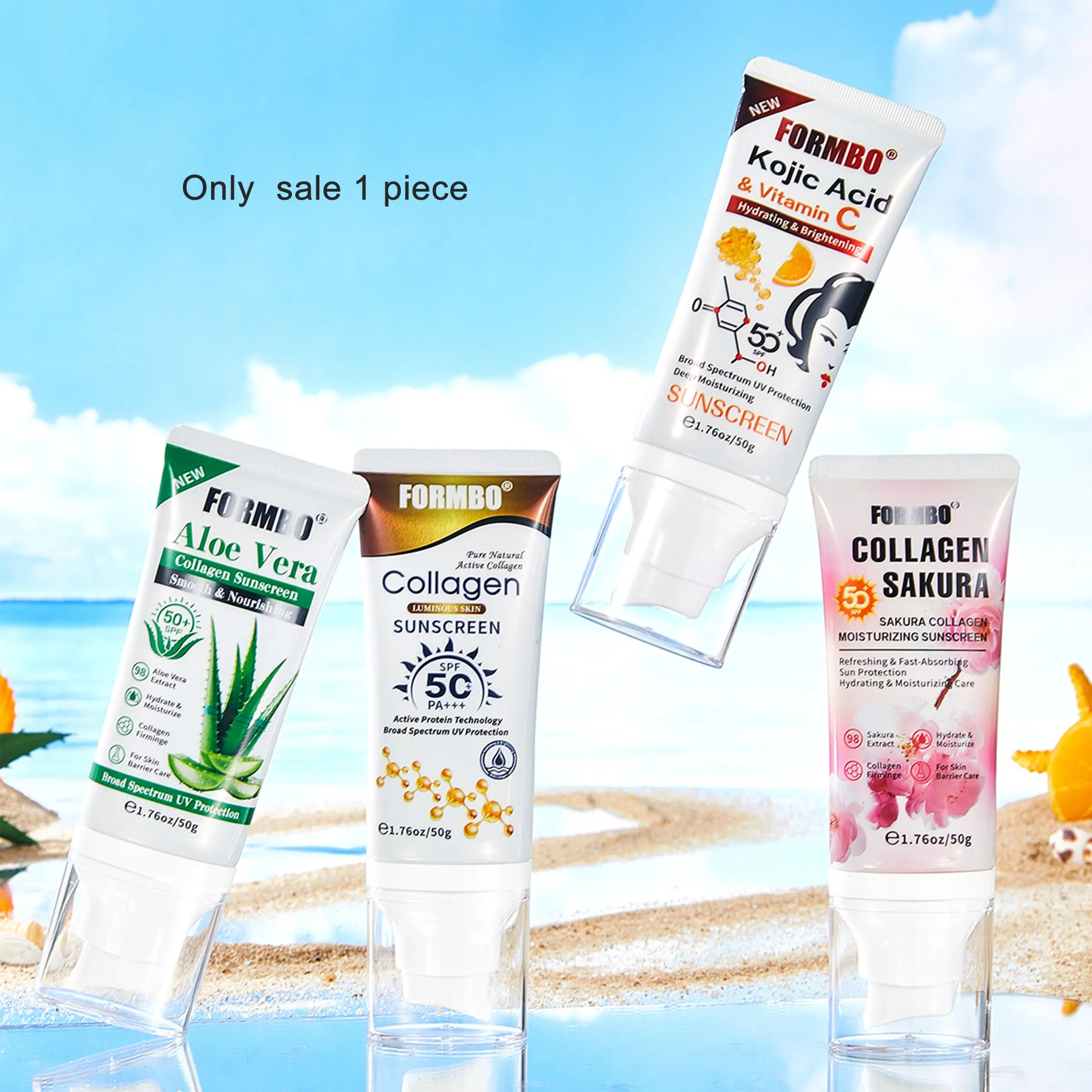 Water-Infused Lightweight Hydrating Sunscreen, Gentle All-Purpose SPF, High Protection No Cast, Waterproof Sweatproof Full Body Sunscreen