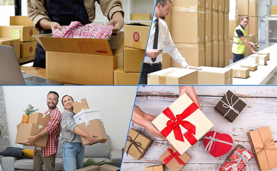 Ribbon Cutting Machine, Semi-Automatic Tape Dispenser, 6-60mm Width, 5-999mm Length, Ideal for Shipping, Schools, Restaurants, Business & Home