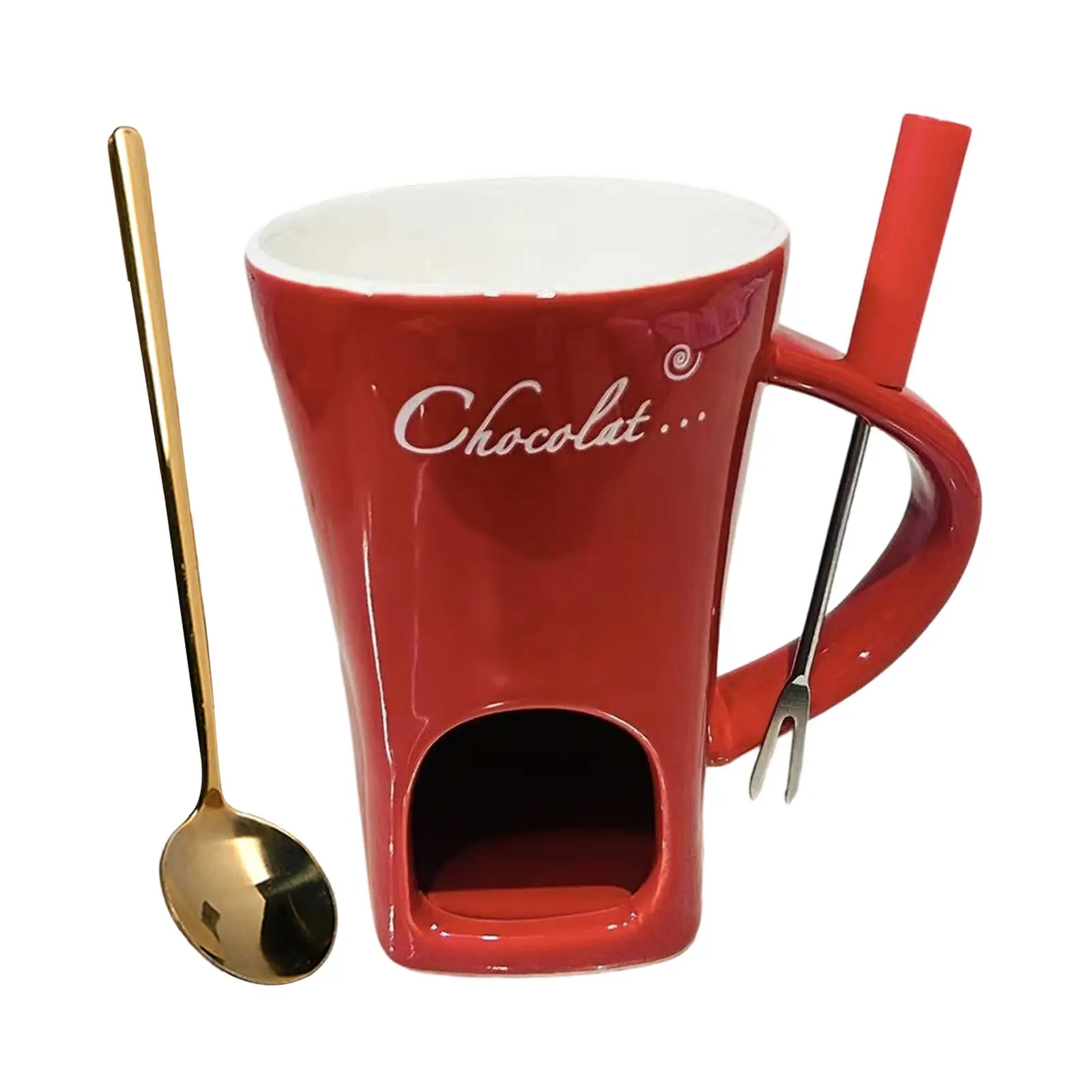 Personal Fondue Mug Candy Hot Pot Butter Melt Butter Heater Fondue Cup