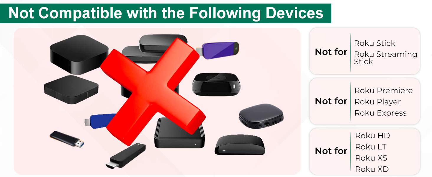 3 Packs Universal for Roku TV Remote, Replacement for TCL/Onn/Hisense/Element/Sharp/Haier/Hitachi/LG/Sanyo/JVC/Magnavox/RCA/Westinghouse Roku TV Remote with 8 Shortcuts One Touch Control Usb C Hdmi