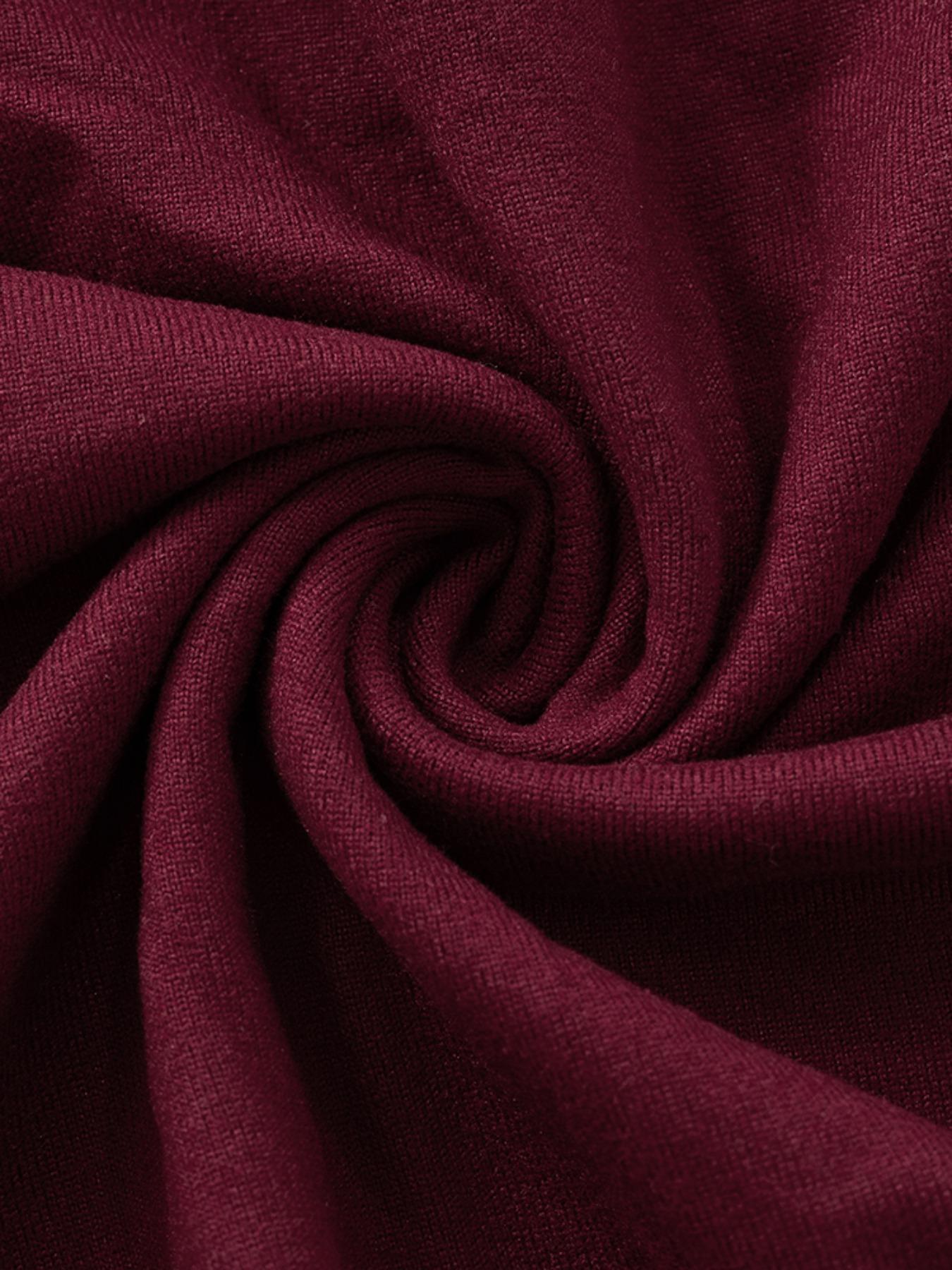 Women's Plain Ruched Asymmetrical Neckline Crop Tee, Casual Long Sleeve T-shirt for Daily Wear, Valentine's Day Gift, Ladies Clothes for All Seasons