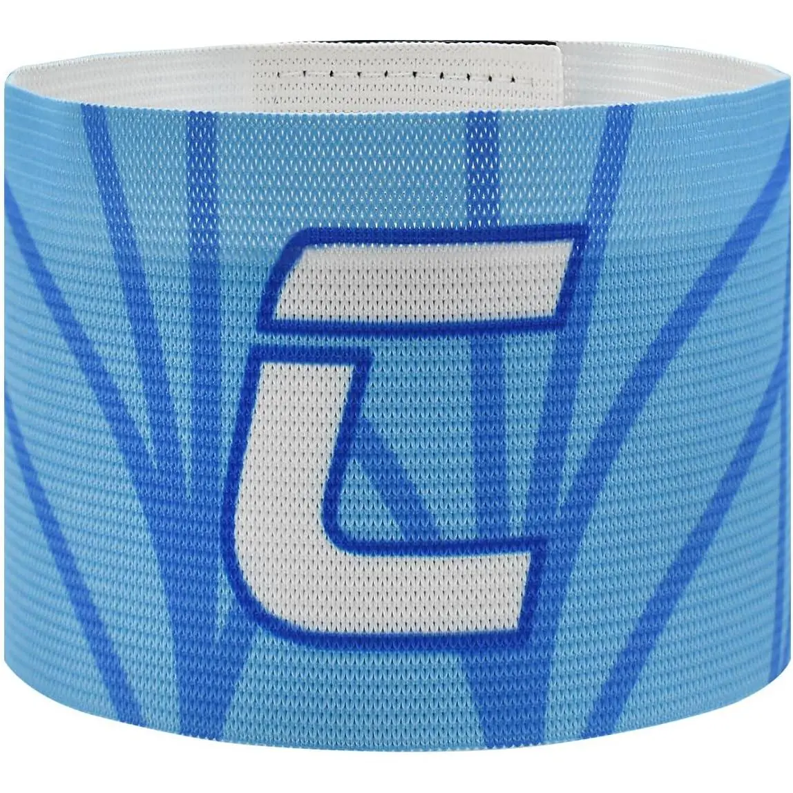 Elastic Soccer Captain 'C' Armband Adjustable Football Basketball Player Arm Bands Non-Slip Anti-Drop Captain's Armband for Adult Youth