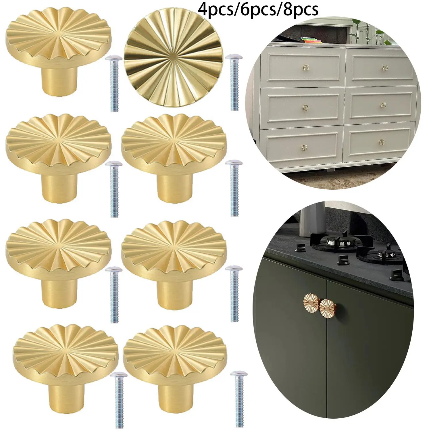 Gold Cabinet knobs Kitchen Cabinet Pulls with Vintage Cupboard Drawers plastics Dresser Drawer Handles Kitchen Cabinet Handles