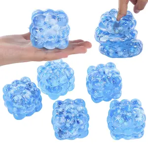 12pcs Snowflake Ice Cube Puzzle Mallow Stress Relief Toy, Unisex Slow Rebound Fidget Toy, Perfect for Relaxation and Fun, Slow Rising Squishy