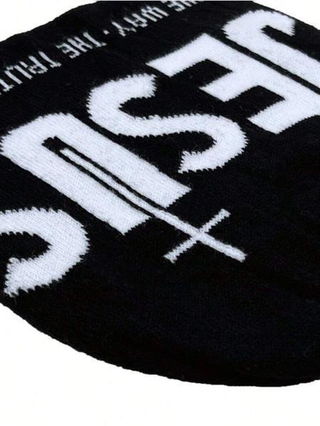 Casual Unisex Y2K Letter Jacquard Knit Beanie Hat with Cross Pattern, Soft Stretch Warm Winter Cap for Men and Women, Trendy Streetwear Style Ideal for Outdoor Sports, Travel, Skateboarding, and Daily Cold Weather Outfits new wear Heart design stylish Spr Casual Unisex Y2K Letter Jacquard Knit Beanie Hat with Cross Pattern, Soft Stretch Warm Winter Cap for Men and Women, Trendy Streetwear Style Ideal for Outdoor Sports, Travel, Skateboarding, and Daily Cold Weather Outfits new wear Heart design stylish Spr