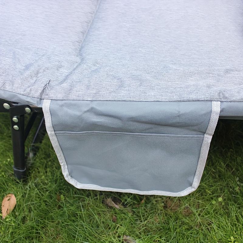 71-79 Inch Size, Portable Folding Camping Bed, Recliner with Adjustable Backrest, Heavy-Duty Frame, Suitable for Sleeping, Travel, Office, Indoor, Outdoor Use strong load-bearing capacity