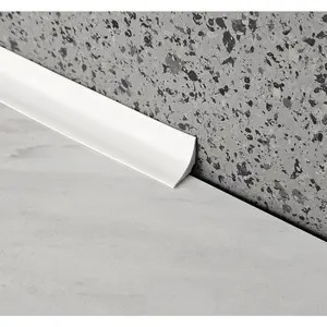 Flexible, Peel and Stick Wall Molding Trim, Caulk Strip, Self Adhesive Corner Moulding Trim for Ceiling, Backsplash, Tile , Countertops, Baseboard, Floor and , 4/5in(W) x 20ft(L), White