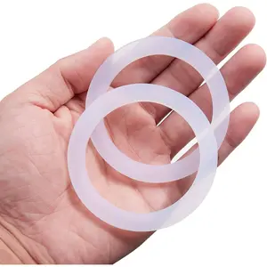 8 PCS Replacement Spare Food Grade Silicone (Better Than Rubber) Gasket Seal Ring For Aluminium Stovetop Coffee Maker Pots Bialetti Moka Express Dama 6 Cups