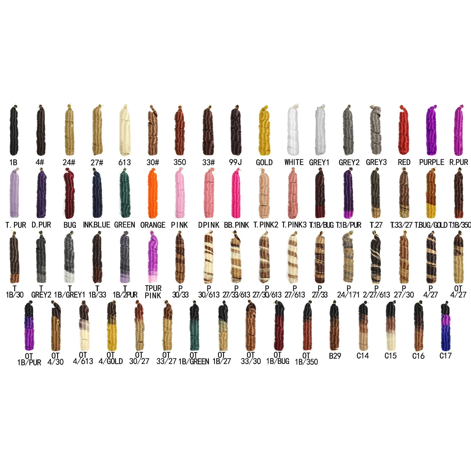 DB- 24 Inch French Loose Wave Pony Curl Crochet Hair Synthetic Extensions-DB DB- 24 Inch French Loose Wave Pony Curl Crochet Hair Synthetic Extensions-DB